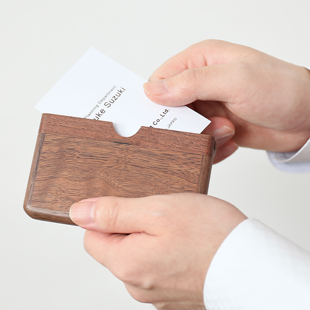 カードケース メープル／ウォールナット